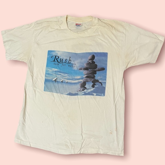 Vintage Rush - test for echo- 96-97 Tour Concert Tee - XL - Picture 1 of 3